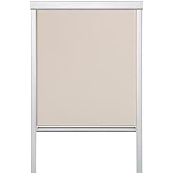 Persianas Para Ventanas Abuhardilladas Lichtblick Skylight Estor Enrollable para Ventanas abuhardilladas, térmico, Opaco, en Color Crema de 49,3 x 100 cm, DRS.FK06.05