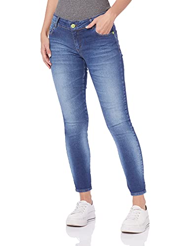 Calça Jeans Fátima Colcci, Feminino, Indigo, 38