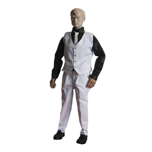 Chaleco miniatura ropa figura masculina traje pantalon coleccionismo escala