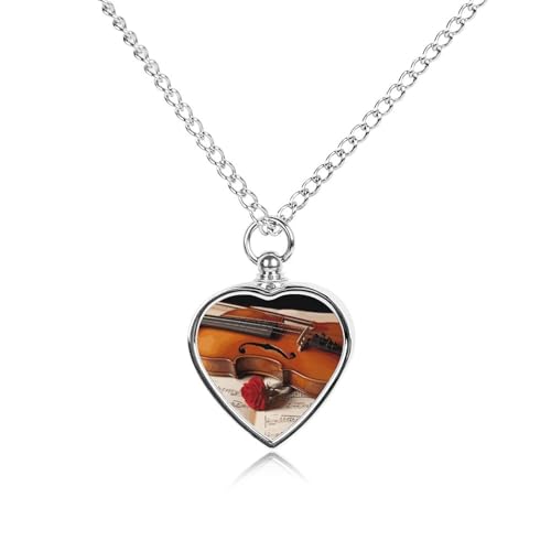 Bijoux funéraires pour animaux collier urne cœur gravé vagues de la vie