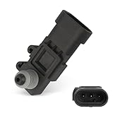 JawGrew Automotive Fuel Tank Pressure Sensor, Fuel Tank Vapor Sensor, Malfunction Light Flashing Diagnostic Service Sensor, OEM #16238399 9377680 09377680 16196060 Compatible with Delphi III (Black)