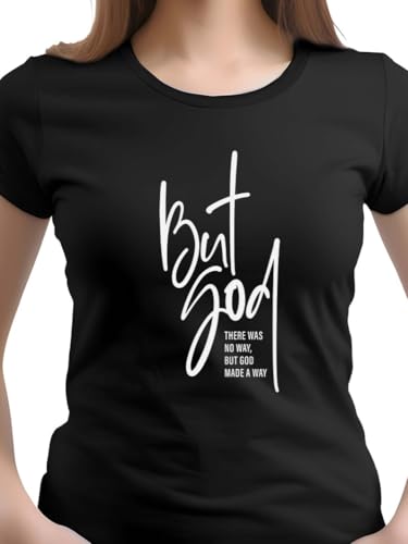 Image of XENOVAURBAN Women Cotton Printed Regular Fit T-Shirt | Stylish Round Neck Graphic Tshirt - WRN-BUTGOD2