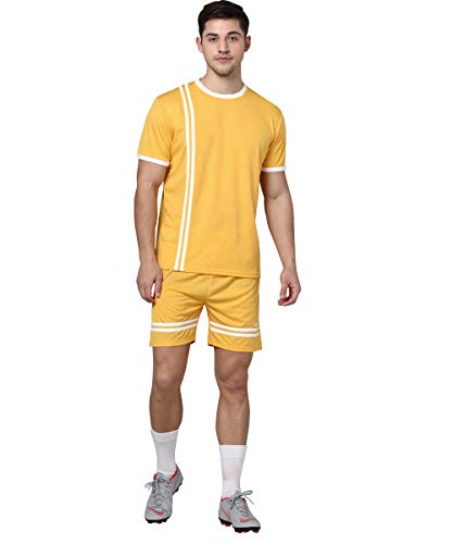Image of Adults Mens Football Soccer Set of Jersey with Shorts