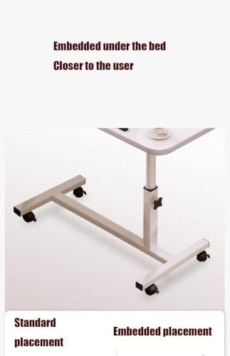 Table de bureau à domicile A sur roulettes pour petits espaces - 5