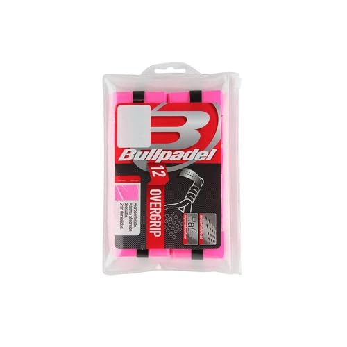 Bullpadel Overgrips GB-1601 Microperforado Rosa (Pack x12)