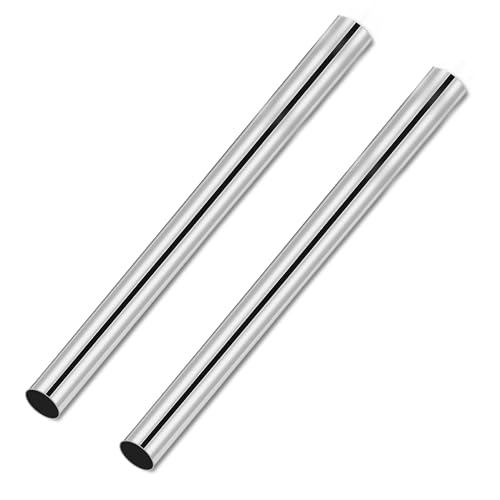Image of 3 Inch Stainless Steel Exhaust Pipe 40 Inch Long, 3 inch OD x 40 inch Length T304 Straight Exhaust Tubing DIY Extension Pipe, Automotive Universal Fit, 2 Pack