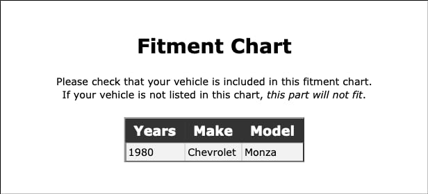 Miniatura 2 de Universal Joint U-Bolt Kit Compatible with Chevrolet Monza 1980 PC-177798