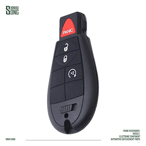 Télécommande GQ4-53T pour Cherokee 2014-2020 clé auto 4 boutons - 3