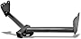 Class 3 III Black 2' Rear Bumper Trailer Tow Hitch Towing Mount Receiver Tube for 03-09 Sorento