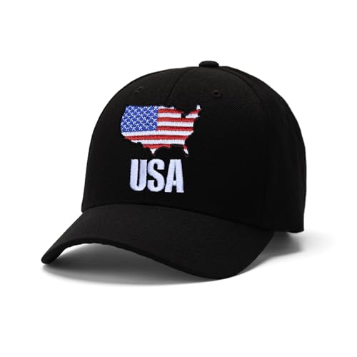 Image of Embroidered Baseball Cap for Women Men Adjustable Baseball Hat Black Baseball Cap Trucker Hat