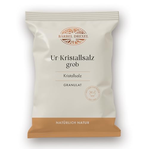 BÄRBEL DREXEL® Rosa Kristallsalz (Tiefebenen Rand Himalaya) Grob, Granulat, Mühlensalz, Natursalz (750g) 100% Veganes Speisesalz, Für Feinschmecker, Reines Steinsalz, Ur-Salz