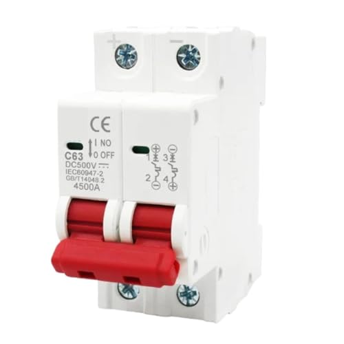 Interruptor solar automático para máquina de protección de panel solar 500V 20A Rail 2P