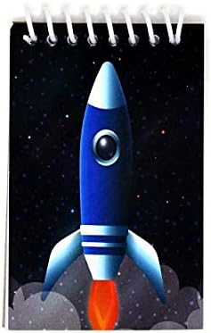 48 Outer Space Galaxy Mini Notepads Astronaut Moon Rocket Ship Theme Memo Spiral Notebooks for Kids Boys Girls Solar System Planet Birthday Party Prizes & Teacher School Classroom Reward