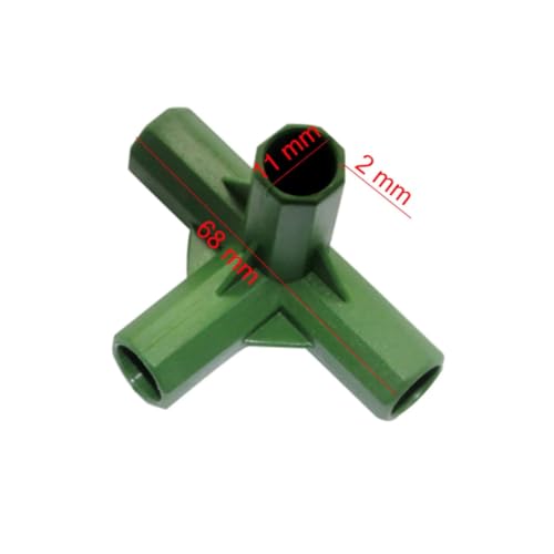 Accessoires connexion angle 11mm pour réparer une structure de serre - 8