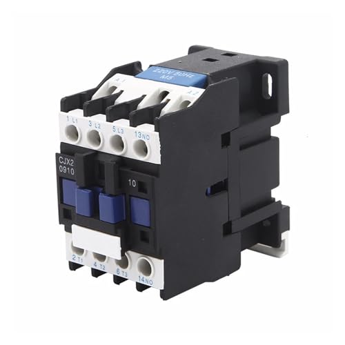 Contacteur AC-3 9A avec contact auxiliaire 1NO bobine 220V commande moteur stable CJX2-0910