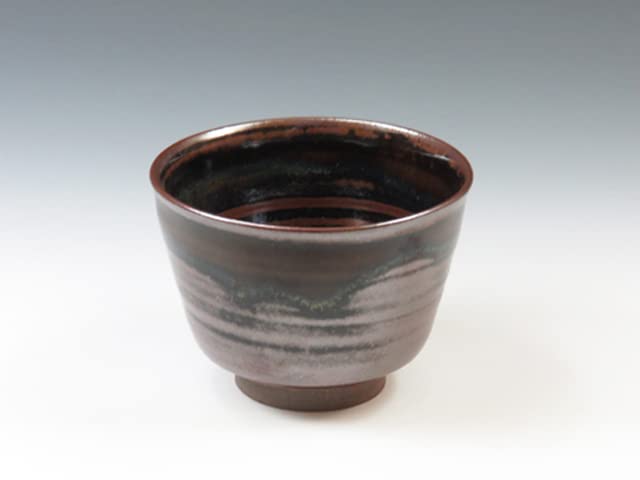 Amazon.co.jp: 高取焼（福岡） 碧山窯 酒器 ぐい呑 8TAK0019 特製桐