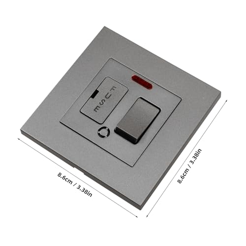 Interruptor de pared alta durabilidad de PC con fusible 13A seguro 2