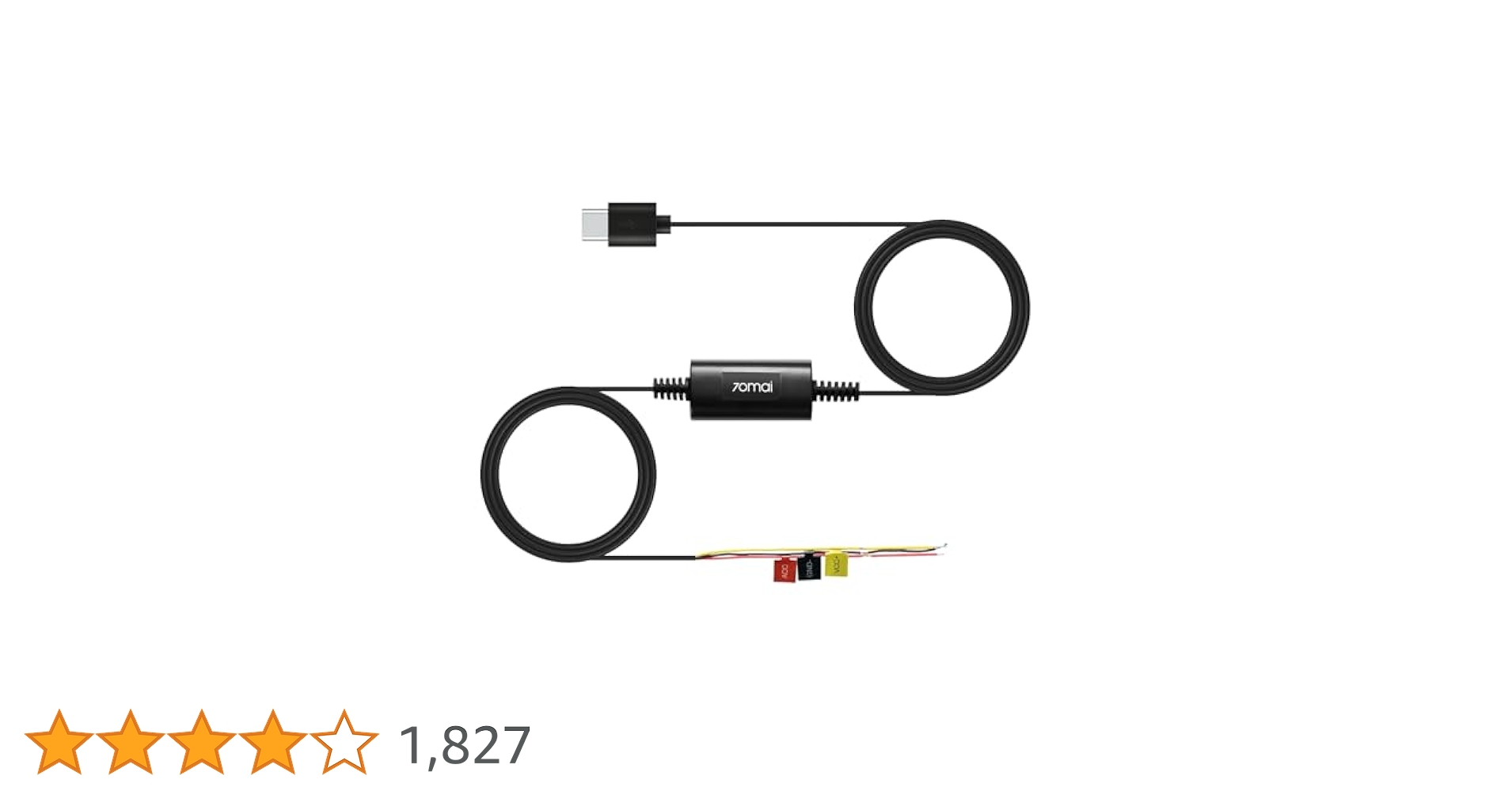 70mai Dash Cam Omni128G +Hardwire Kitセット