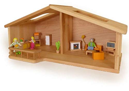 Puppenhaus"Elsa" | Kinder-Holz-Puppenstube | Bauernhof | Kinder-Holz-Bauernhof | 5030 – Bild 4