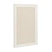 DesignOvation Beatrice Framed Linen Fabric Pinboard, 18x27, White