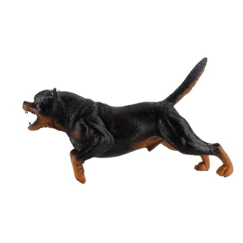 Modèle de simulation de Rottweiler HANABASS figurine de chien solide