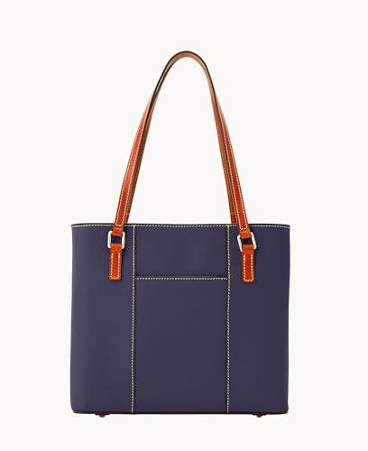 Dooney & Bourke Women's Small Lexington Tote in Pebble Grain Leather, Handbag with Long Leather Shoulder Straps4