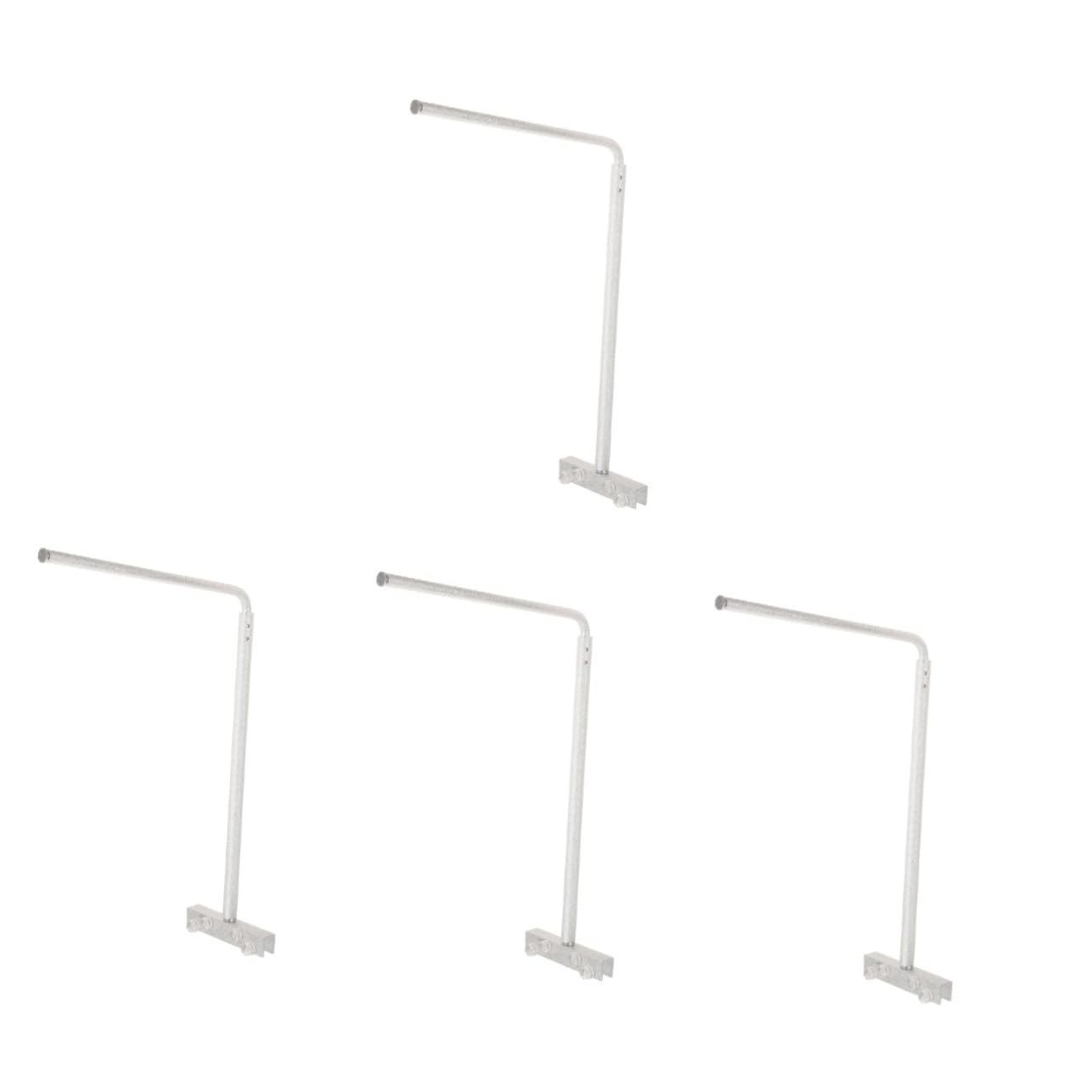 Yardwe 4 Pezzi Supporto per luce per acquario kit spugne acquario con lampada per pesci faretti filtri UV aquarium lamp staffa sospesa portalampada in lega di alluminio fornitura acquario