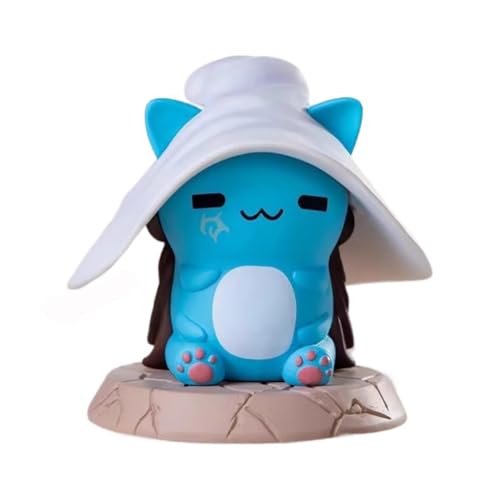 JXGZHNYL Estatua de anillo Elden, decoración de mesa, decoración de pasteles Malenia (Ranni Cat)