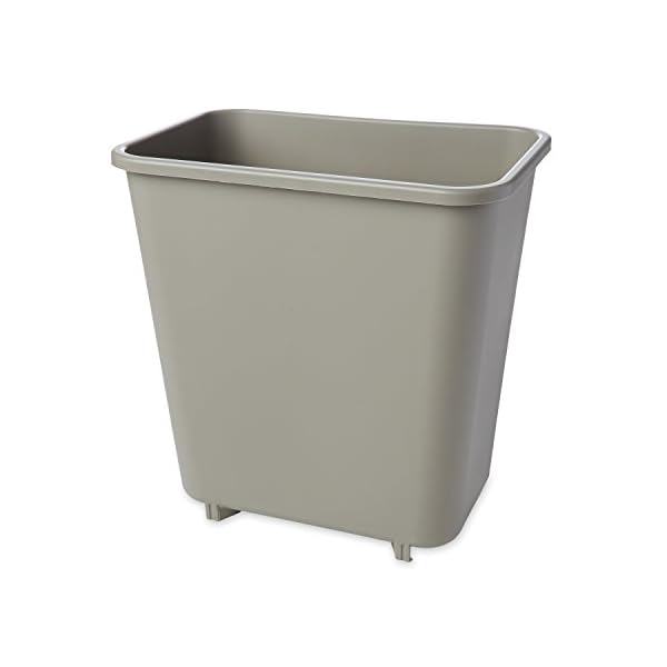 Rubbermaid Commercial Products 2063171 Schreibtischabfalleimer aus Kunststoff, Kunstharz, 2,8 l, Schwarz, 4 Stück – Bild 4
