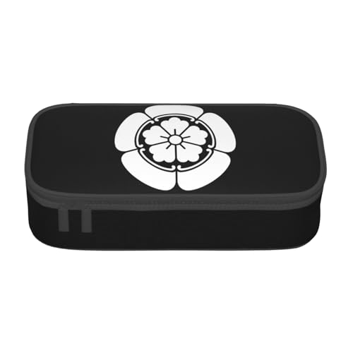 戦国武将 織田信長 家紋4 ペンケース 筆箱 シンプル ペンケース 洗面用具バッグ 多機能 大容量 男の子 女の子 小学生 中学生 高校生