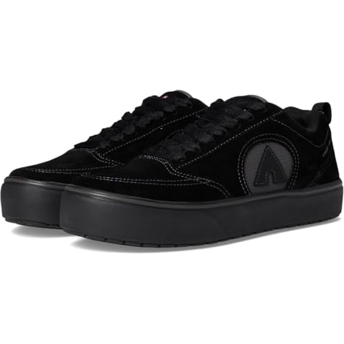 Airwalk Phat A Low Safety Shoes for Men - Non-Slip, Composite Toe, Static Dissipative Work Footwear - Black, Size 8.5D