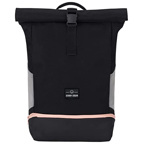 Johnny Urban Rolltop ryggsäck dam och herr – alla – dagryggsäck med laptopfack för universitet arbete resor – laptop...