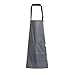 Fartuch na szelkach Crashable Hand Fartuch dla kobiet i mężczyzn, fartuch domowy z kieszeni wodoodporną odporną na olejem BIB Gotowanie fartuch do kuchni, pieczenia, czyszczenia, do naczyń, grill Fart
