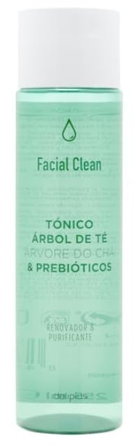 Tónico Facial Árbol de Té y Prebióticos Deliplus Facial Clean piel normal.