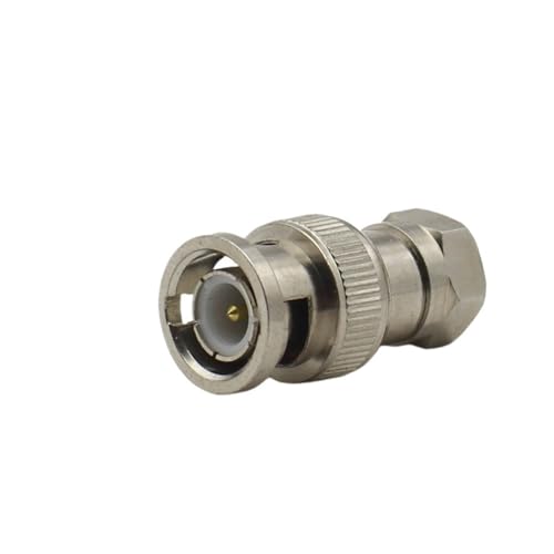 Adaptateur F-type TV vers BNC mâle avec convertisseur coaxial sans perte