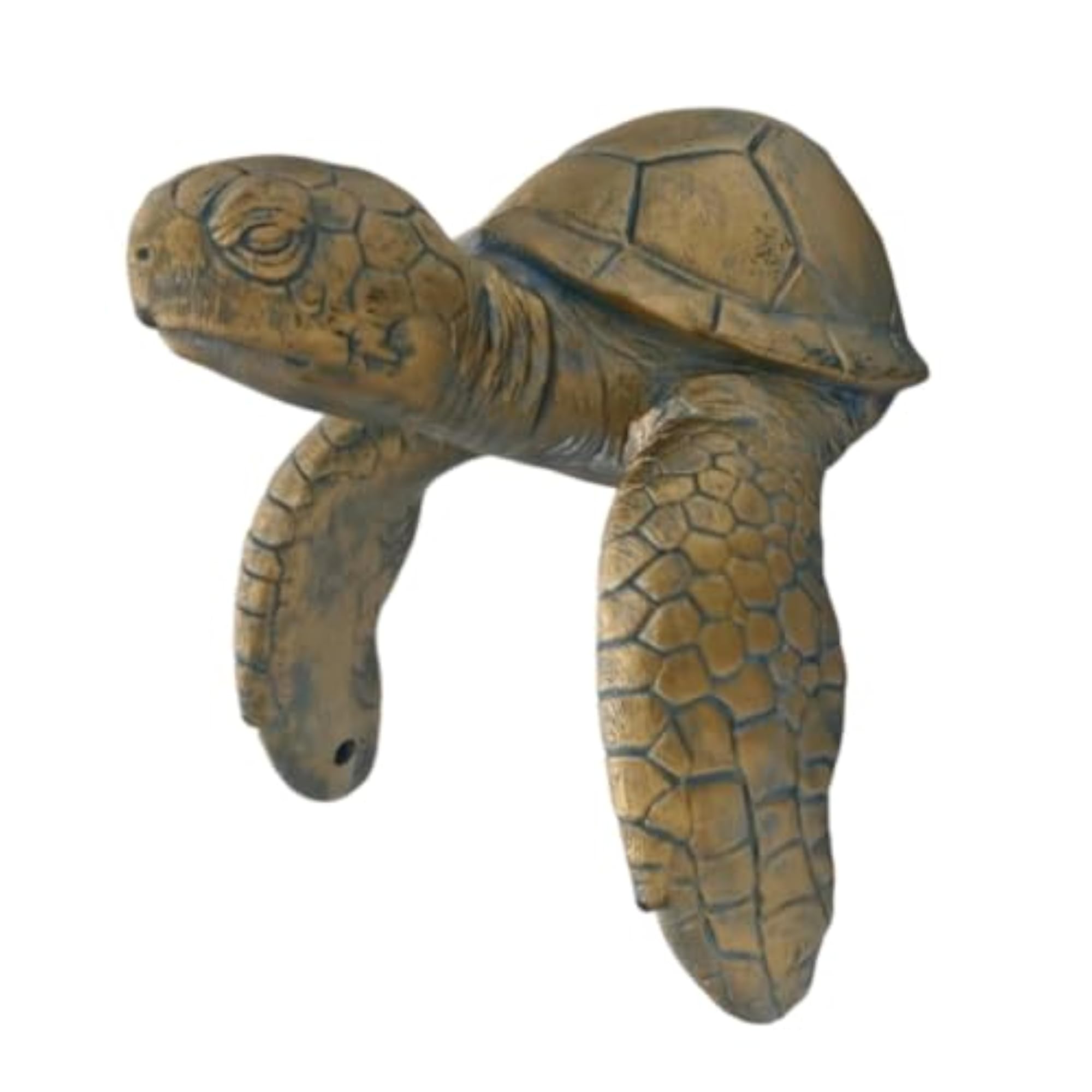 Carved Turtle Roll Paper Holder, Decorative Design