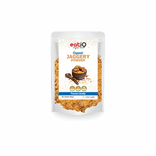 Eatiq Organic Foods - organic sugarcane jaggery powder 500g