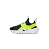 Nike Little Kid's Flex Runner 4 Running Shoe, Black/Black-Volt-White, 3Y