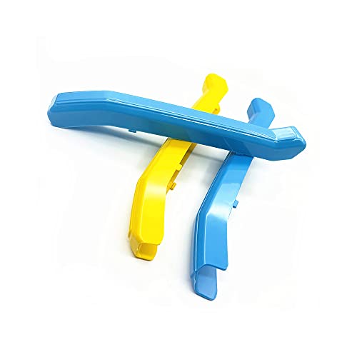 Image of SANRILY Multicolor Grille Decoration Insert Trims Compatible with Volvo 2022-up LCI XC60 Vertical Front Grill Cover (Blue /Yellow /Blue)