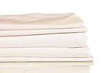 Francois et Mimi 400 Thread Count 100% Egyptian Cotton Luxury Deep Pocket Sheet Set (Queen, Ivory)