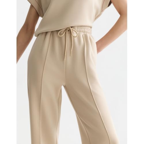 Modal sweatpants femme haut de gamme teinte doeskin - 3