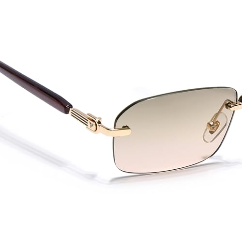 Image of Voyage UV Protected Rimless Sunglasses for Men & Women