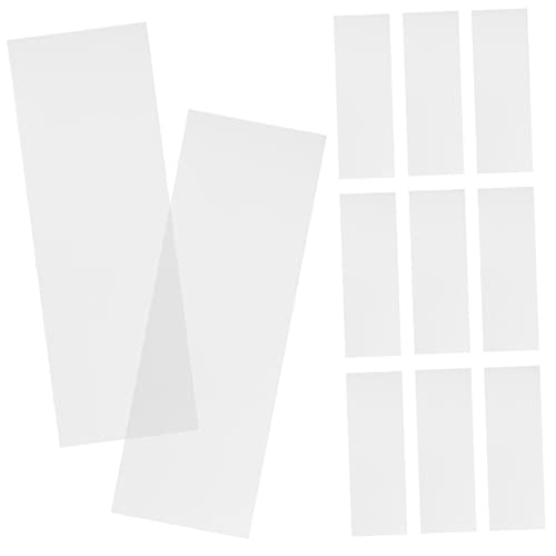 Ciieeo 100Pcs Clear Blank Microscope Slides for Cell Sample Preparation Laboratory Supplies for Education for Science Projects and Classroom Use