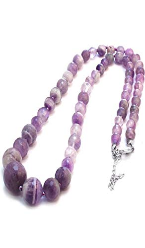 AV Fashion india - Natural Amethyst Colour Gemstone Beads Necklace for Girl and Women Jewellery ( AV_R08 ) (B08HR7R6MQ) Amazon Price History, Amazon Price Tracker