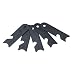 FOSTAR 5pcs Scraper Striker Set for Ferro Rod use, a Useful Small Multi-Function Tool for Survival