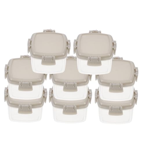 AUTSUPPL 8pcs Seasoning Box Salt Seasoning Container Jam Jar Grill Seasoning Spice Dispensers Condiment Dispenser Seasoning Holder Seasonings for Grilling Grill Spices Condiment Jars Pp