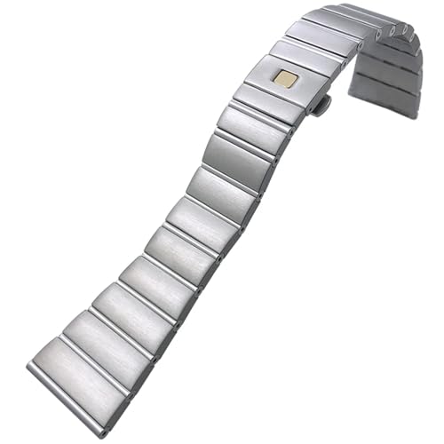 Ajustement montre acier inoxydable concave argent pour maillon solide - 6