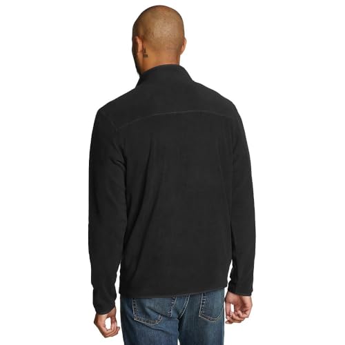 Image of Eddie Bauer Men's Chutes Long-Sleeve Snap Mock Neck Fleece