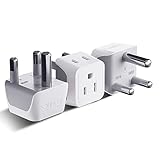 Ceptics USA to South Africa Travel Adapter Plug - Type M (3 Pack) - Dual Inputs - Ultra Compact (Does Not Convert Voltage)