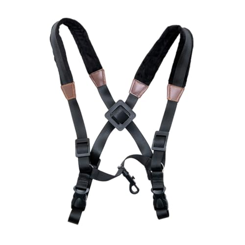 GOOHOCHY Nylon Saxophone Harness Strap Chest and Shoulder Belt for Alto Tenor Baritone Compact Design for Easy Carrying Present for Young Saxophonists